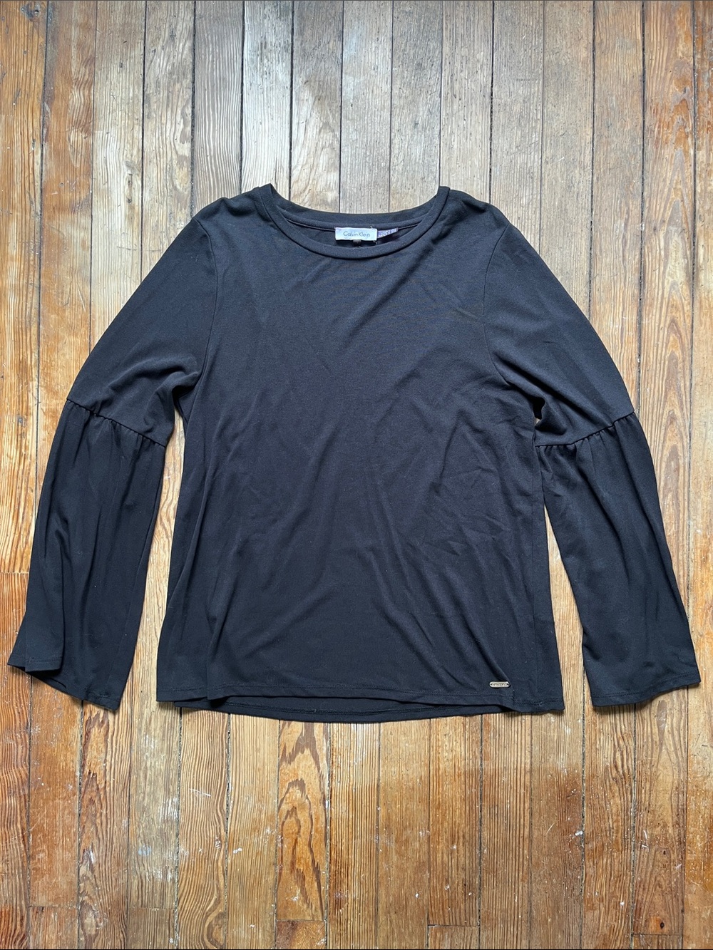 Calvin Klein bell-sleeve top